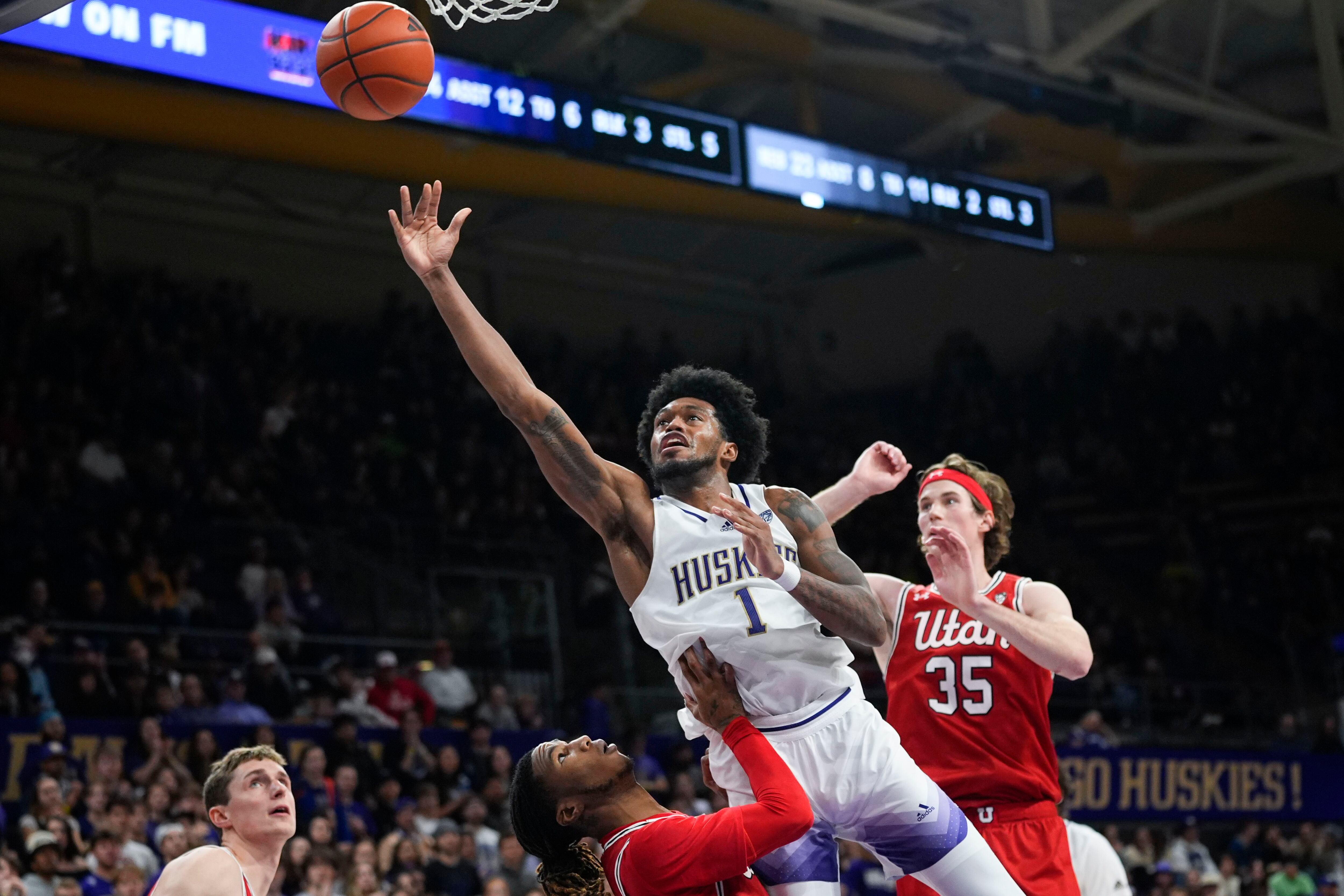 Washington wins over Utah 98 73 at NCAA college basketball game OPB