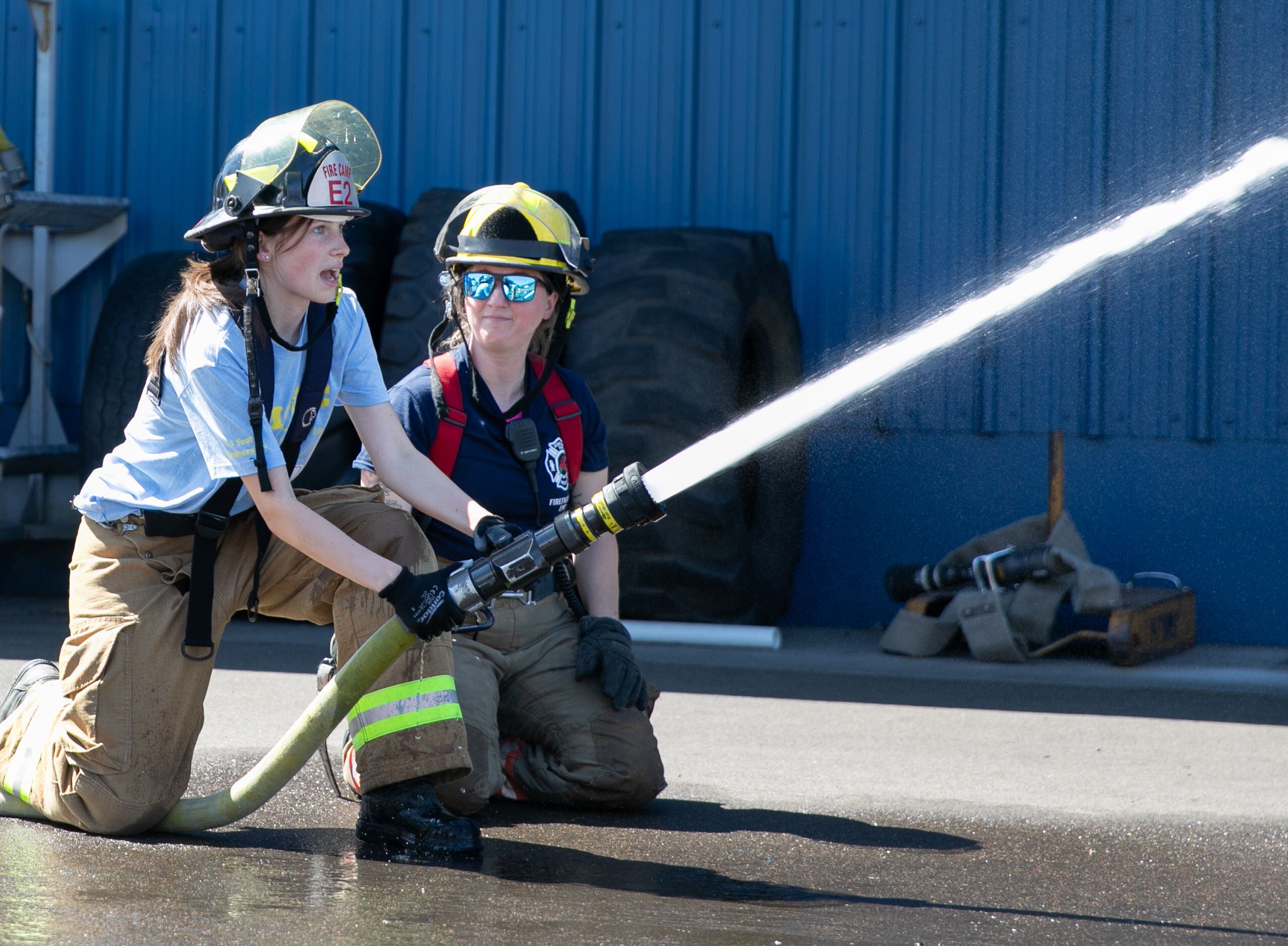 Young women get a taste of a firefighting career at annual Oregon