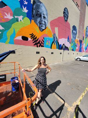 Vivid Element  Downtown Portland Mural Seeking Nature and Kindness